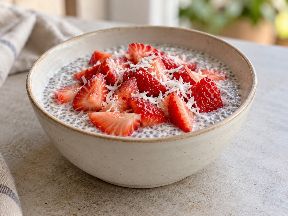 Chía pudding de coco